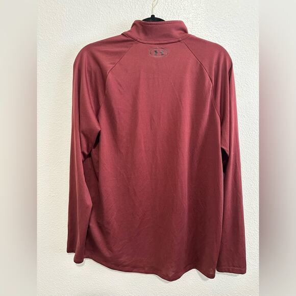 Under Armour UA Tech HEATGEAR 1/2 Zip Long Sleeve Size M Style # 1328495 - Picture 2 of 8